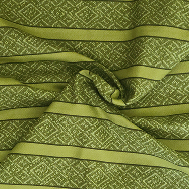 Heritage Woolies Brocade Stripe Green Flannel MASF9421-G