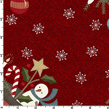 Snowdays Santa Hat Red Flannel