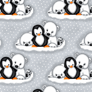 Comfy Penguin Seal Polar Bear Gray - 22" Remnant