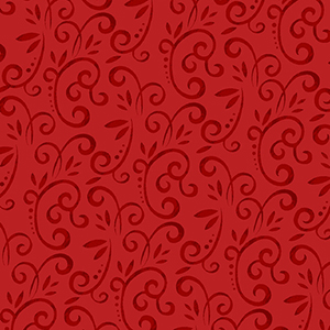 FQ Single - Snow Place Like Home Swirl Red Flannel