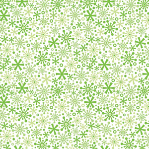 Home for the Holidays Snowflake Green - 10" Remnant
