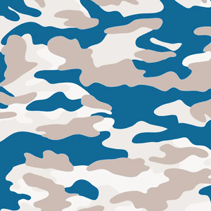 Military Max Camo Blue - 33" Remnant