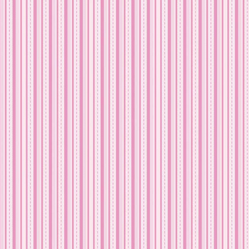 FQ Single - Alpine Basics Stripe Pink Flannel