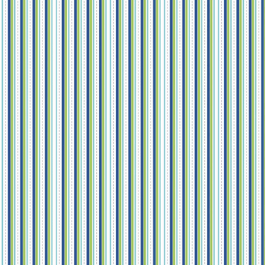 Alpine Stripe Blue Green Gray - 26" Remnant