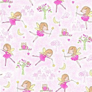 Comfy Pink Fairy Princess Flannel