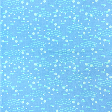 FQ Single - LFB Sea Bubbles Flannel