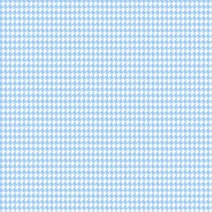 Comfy Houndstooth Baby Blue Flannel
