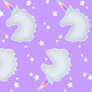 Comfy Rainbow Unicorn Silhouette Flannel