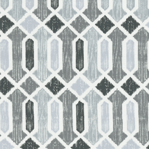 Sketched Geo Gray Flannel