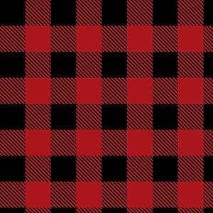 Buffalo Plaid Red Black Camelot Flannel