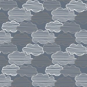 Cuddle Cubs Packed Clouds Flannel