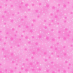 Comfy Stars Pink Flannel