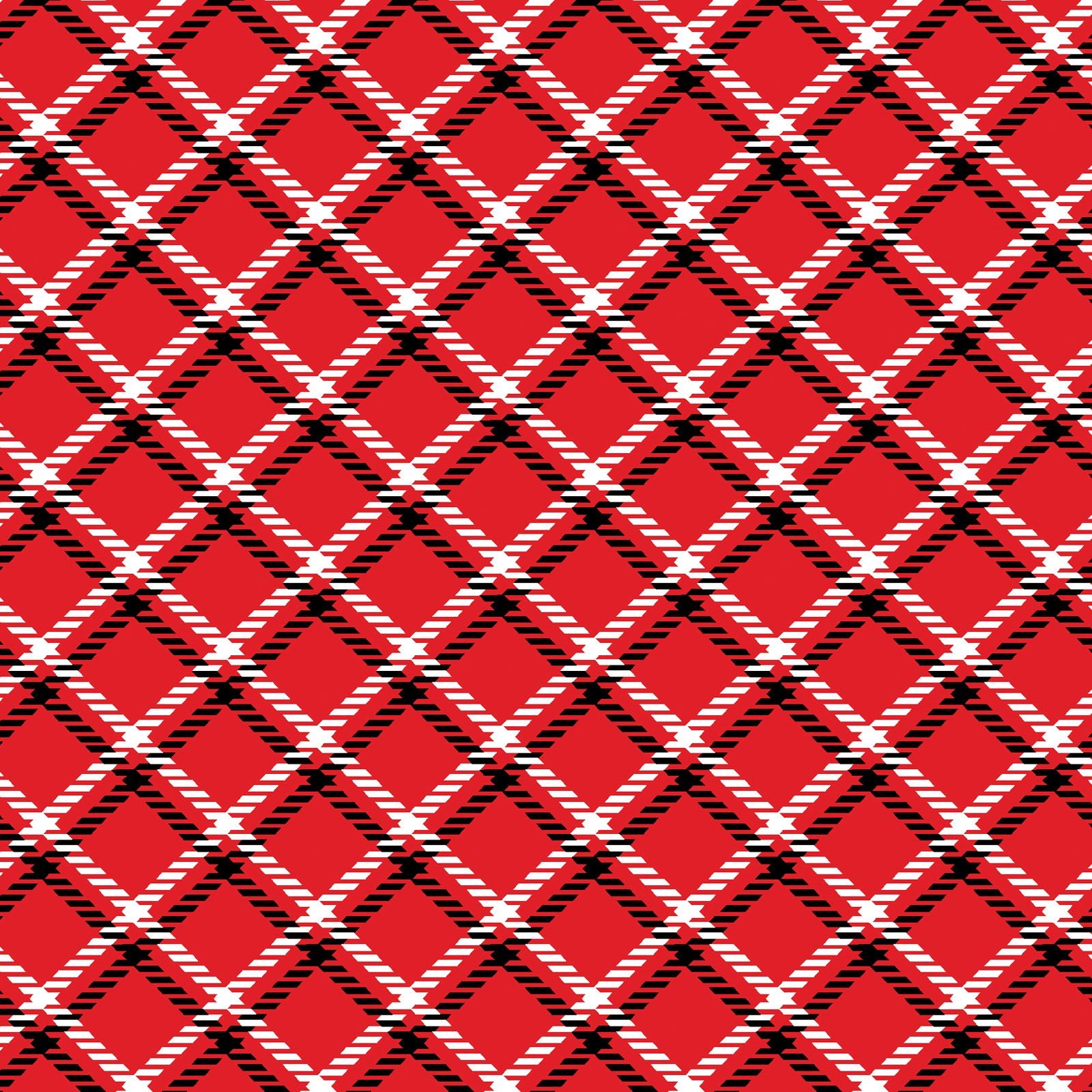 Winter Wonders Plaid Red Flannel BEN14824F-10