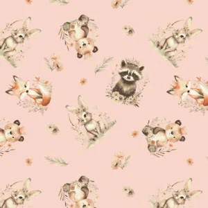 Sagebrush Babies Toss Pink Flannel