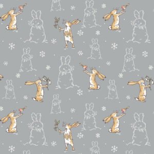 Guess How Much I Love You 2026 Bunnies Gray Flannel
