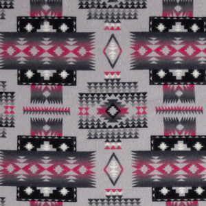 Tucson Native Flannel F252 Gray - 26" Remnant