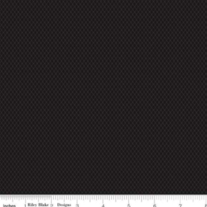 Woolen Flannel Diamond Black F10642