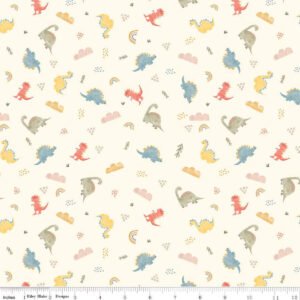 Dinos Cream Flannel F16026