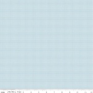Micro Gingham Blue Flannel #F17514-BLUE