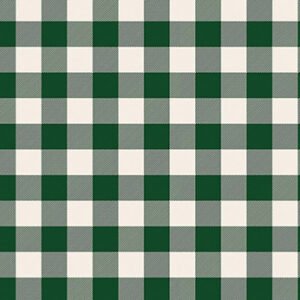 FQ Single - Christmas Traditions Buffalo Check Green Flannel
