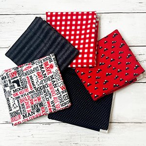 FQ Bundle - Riley Blake Wild at Heart Flannel Coordinates