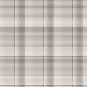 The Mountains are Calling Window Pane Plaid Cream Flannel