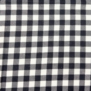 Comfy Buffalo Check Black White - 29" Remnant