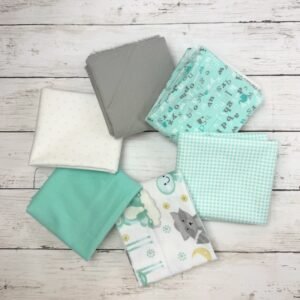 FQ Bundle - Mint Gray Nursery Coordinates