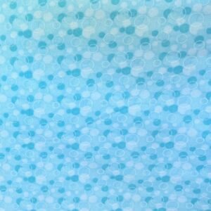 Comfy Bubbles Turquoise Flannel