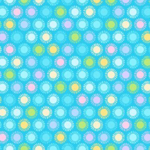 Playtime Flannel Sunburst Aqua MASF10455-Q