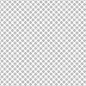 Playtime Flannel Bias Gingham Grey MASF10691-K