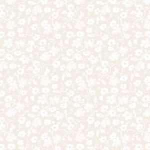 La Fleur Packed Ditsy Cream - 8" Remnant