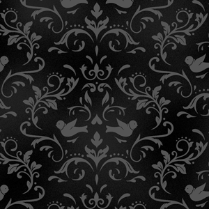FQ Single - Welcome Home Damask Black