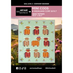 Pattern - Mini Coos Highland Cow Quilt Pattern