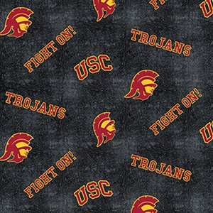 USC Logo Toss Flannel - 21" Remnant