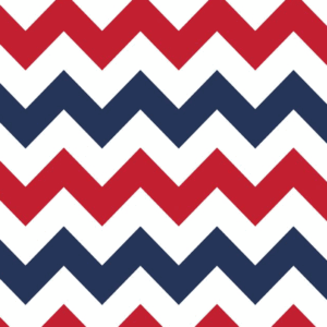 FQ Single - RB Chevron Red Blue