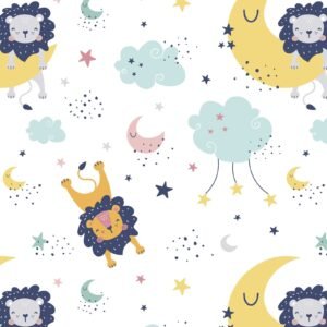 Fantastic Sleepy Lion Flannel