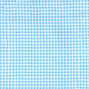 Gingham Check Blue EESCO Flannel