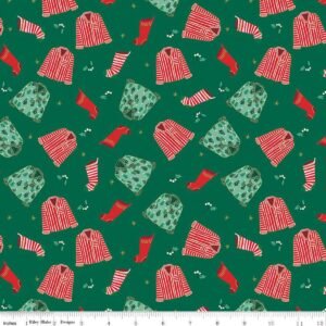 Christmas Pajamas Green Flannel F16521