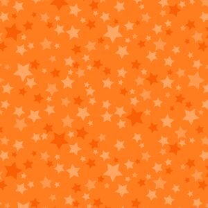 Playtime Flannel Stars Orange MASF10692-O