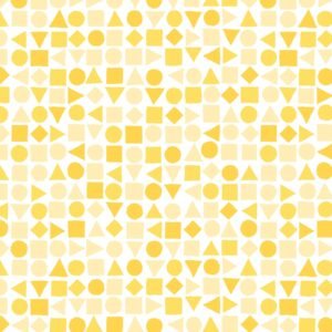 Playtime Flannel Shapes Yellow MASF10694-S