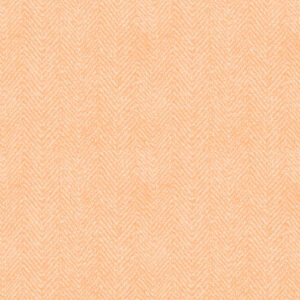 Little Lambies Woolies Herringbone Orange Flannel MASF1841-O