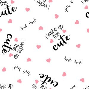 I Woke Up This Cute Flannel - 10" Remnant