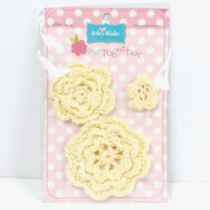 Crochet Flowers - Cream